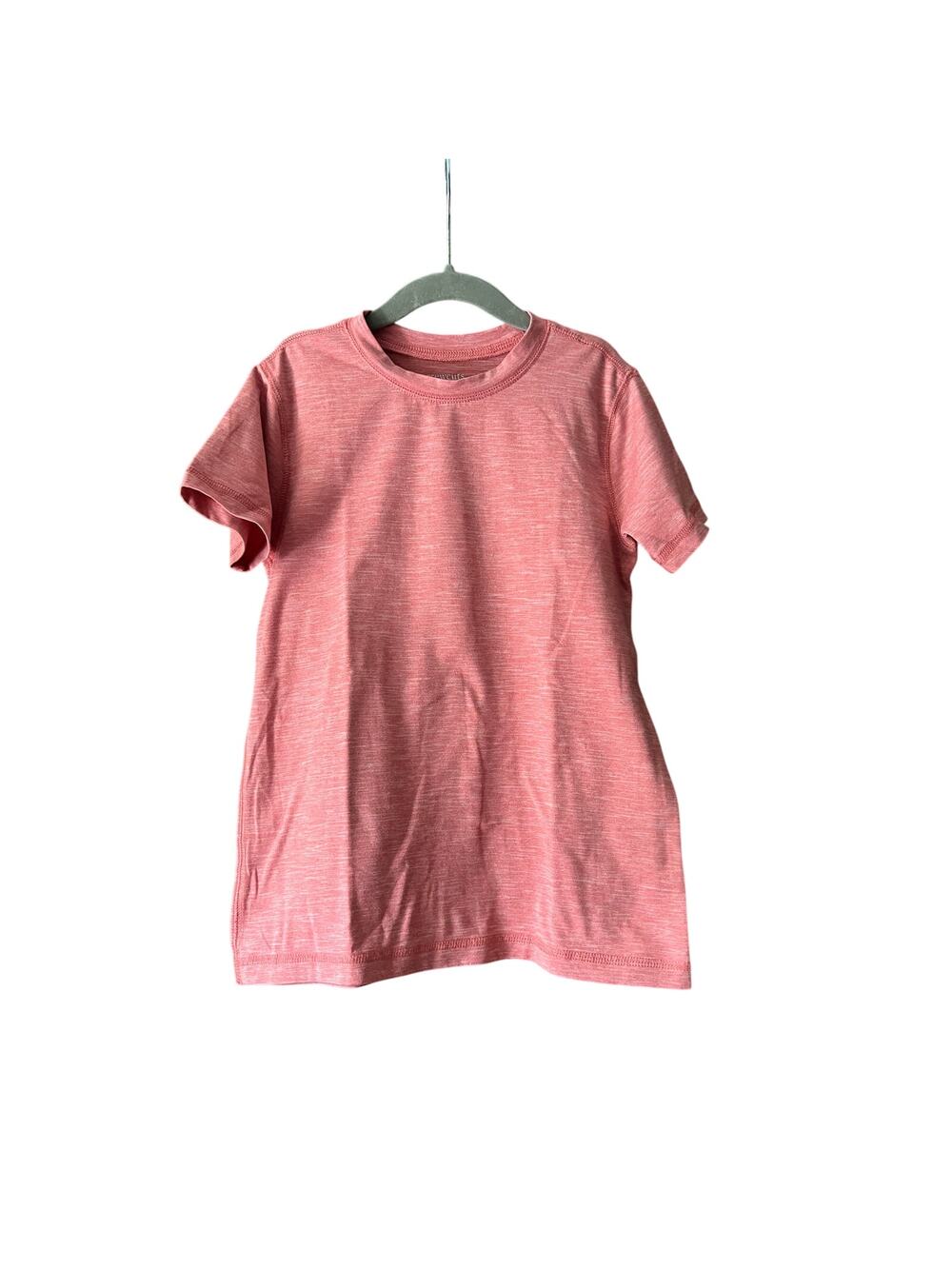 Crewcuts J. Crew Boys' Performance Crewneck T-Shirt Heather Coral Red Size 6-7